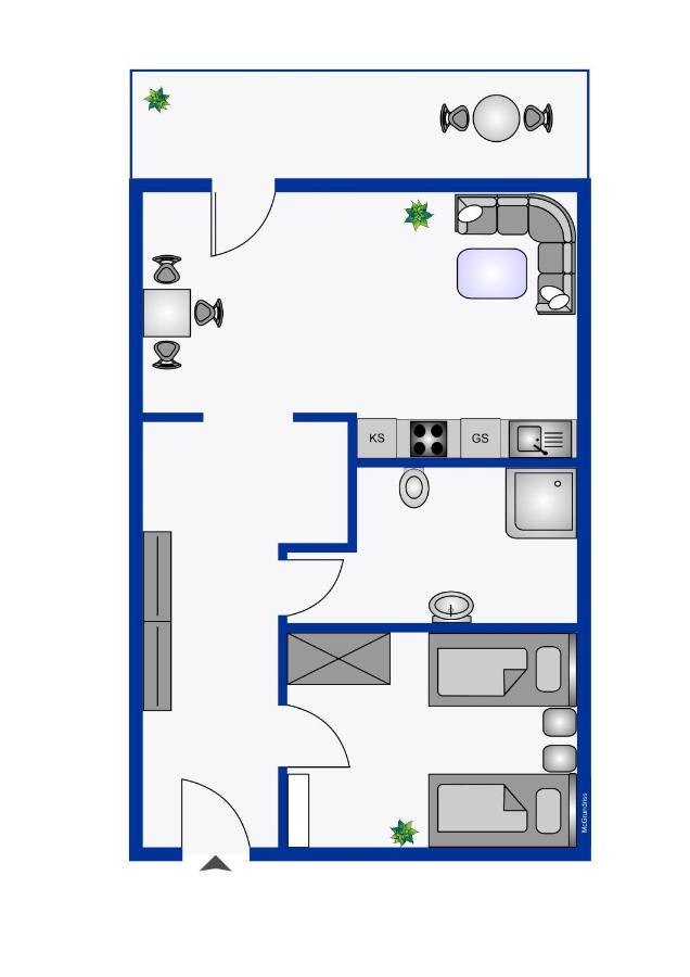 Ferienwohnung Beeke Wyk auf Föhr Dış mekan fotoğraf